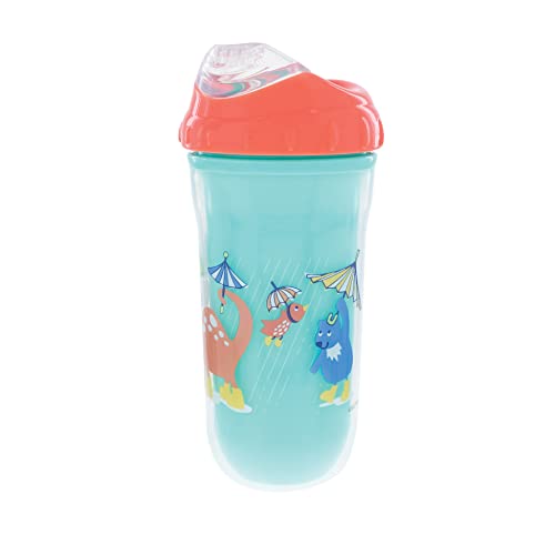 Nuby No-Spill Insulated Cool Sipper, 9 Ounce (Pack of 1) Colors May Vary