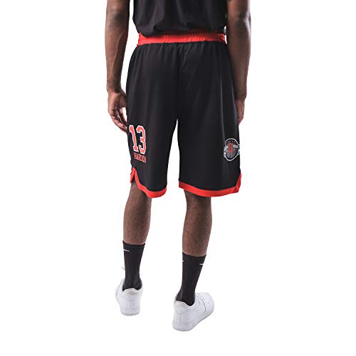 Ultra Game NBA Houston Rockets - James Harden Mens Active Mesh Basketball Short, Team Color, Small