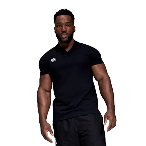 Canterbury of New Zealand mens Waimak Shirt Polo, Black, X-Large US