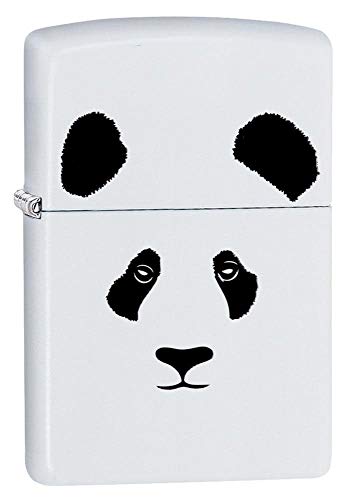 Zippo Panda White Matte Pocket Lighter, One Size