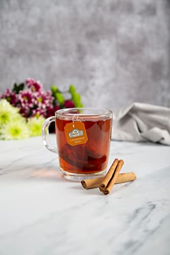 Ahmad Tea Black Tea, Cinnamon Haze Teabags, 20 ct (Pack of 6) - Caffeinated and Sugar-Free