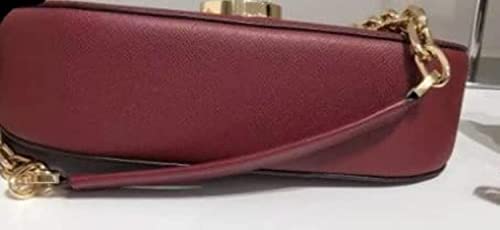 Michael Kors Carmen XS Leather Pouchette Shoulder Bag (Mulberry)