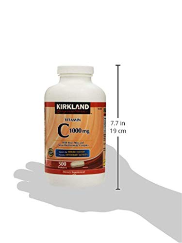 Kirkland Signature Vitamin C w/Rose Hips 500 Tablets