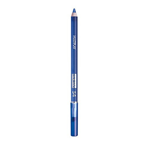 Pupa Milano Multiplay Eye Pencil - Creamy, Blendable Eyeliner With Smudge Tip - Create Long Wearing, Glamorous Intensity - Smooth, Lasting Color Liner For Waterline Or Lid - 54 Indigo Blue - 0.04 Oz
