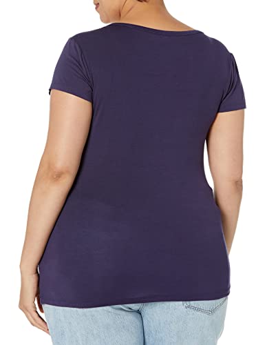 Ultra Game NBA Oklahoma City Thunder Womens Box Out Varsity Stripe Tee Shirt, Team Color, Small