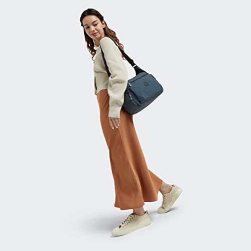 Kipling Women's Gabbie Crossbody, Lightweight Everyday Purse, Casual Shoulder Bag, Nocturnal Grey