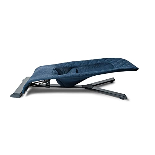 Baby Delight Alpine Deluxe Portable Bouncer, Infant, 0 – 6 Months, Quilted Indigo