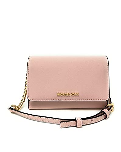 Michael Kors Jet Set Travel Multifunction Phone Crossbody Bag (powder blush)
