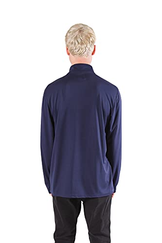 Ultra Game NBA Men's Quarter Zip Long Sleeve Pullover T-Shirt