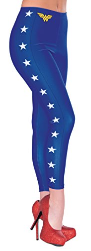 Rubie's womens Dc Comics Wonder Woman Leggings Adult Sized Costumes, Wonder Woman, One Size US