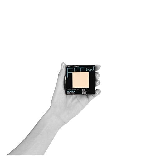 Maybelline Fit Me Matte + Poreless Pressed Face Powder Makeup and Setting Powder, True Beige, 1 Count