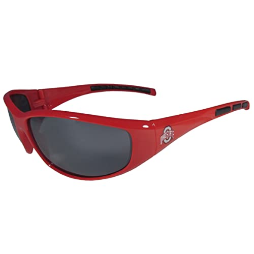 NCAA Ohio State Buckeyes Adult Sunglass and Bag Set, Red