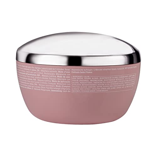 Alfaparf Milano Semi Di Lino Moisture Nutritive Mask for Dry Hair - Safe on Color Treated Hair - Sulfate, Paraben and Paraffin Free - Professional Salon Quality, 6.76 fl oz.