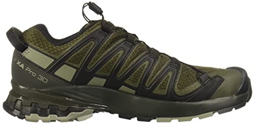 Salomon XA PRO 3D v8 Trail Running Shoes for Men, Grape Leaf/Peat/Shadow, 10.5