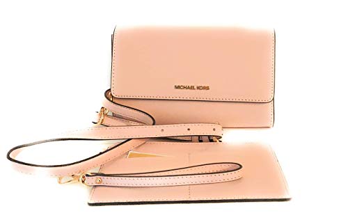 Michael Kors 3 In 1 Crossbody Bag With Removable Pouch (Powder Blush)