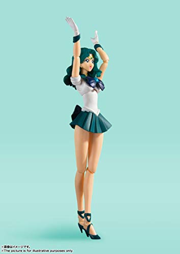 TAMASHII NATIONS Sailor Neptune-Animation Color Edition Pretty Guardian Sailor Moon, Bandai Spirits S.H.Figuarts (BAS61281)