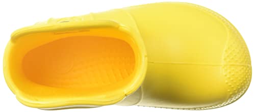 Crocs unisex child Rain Boot, Yellow, 12 Little Kid US