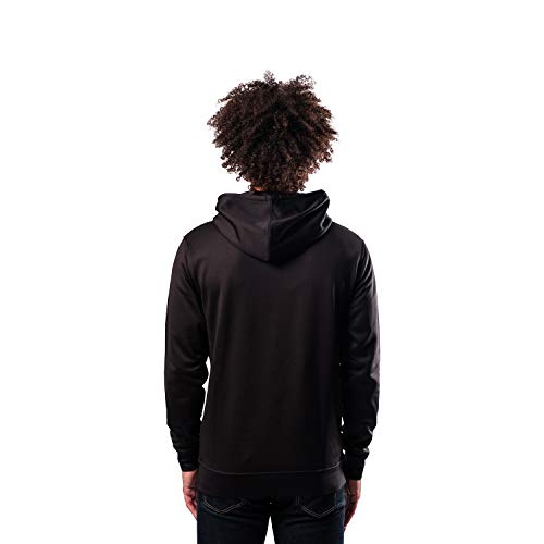 Ultra Game NBA Men's Fleece Midtown Pullover Sweatshirt, Black, XX-Large