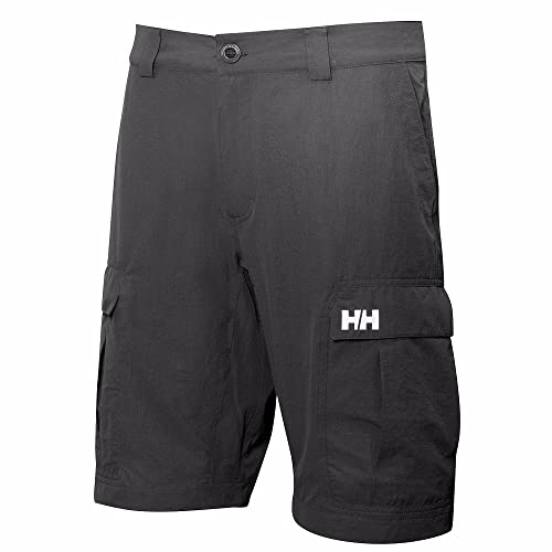 Helly Hansen Men's Standard II Quickdry 11' Cargo Shorts, 980 Ebony, 32