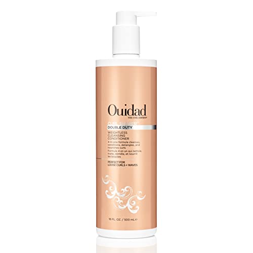 Ouidad Curl Shaper Double Duty Weightless Cleansing Conditioner, 16 Fl Oz