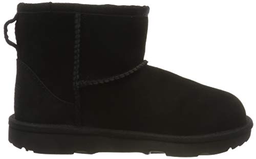 UGG Kids' Classic Mini II Boot, Black, 13 M US Little Kid