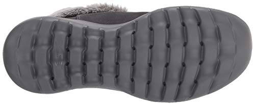 Skechers Women's Bootie Ankle Boot, Charcoal, 9