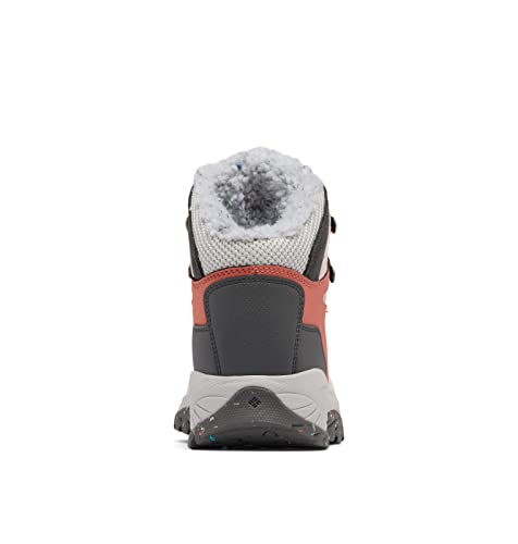 Columbia Women's Newton Ridge Plus Omni Heat, Peach Blossom/Dark Grey, 8.5