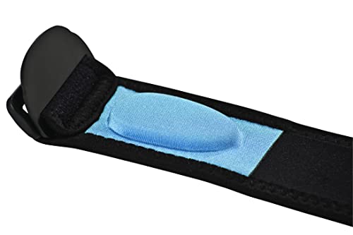 MUELLER Tennis Elbow Support with Gel Pad, Black, One Size Fits Most