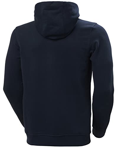 Helly Hansen Men's Standard HH Logo Full Zip Hoodie, 597 Navy, Small