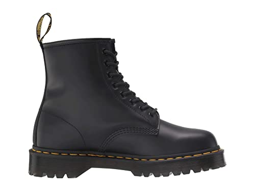 Dr. Martens Unisex 1460 Bex Smooth Leather Platform Boots, Black, 10 US Women/9 US Men