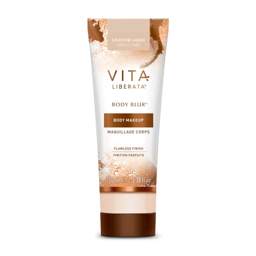 Vita Liberata Body Blur, Leg and Body Makeup. Skin Perfecting Body Foundation for Flawless Bronze, Easy Application, Radiant Glow, Evens Skin Tone,  New Packaging