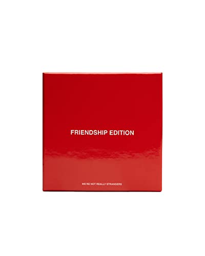Friendship Edition by We’re Not Really Strangers - A Best Friend Adult Card, Game For Deeper Conversations With Friends, 150 Questions and Wildcards to Grow Your Relationship
