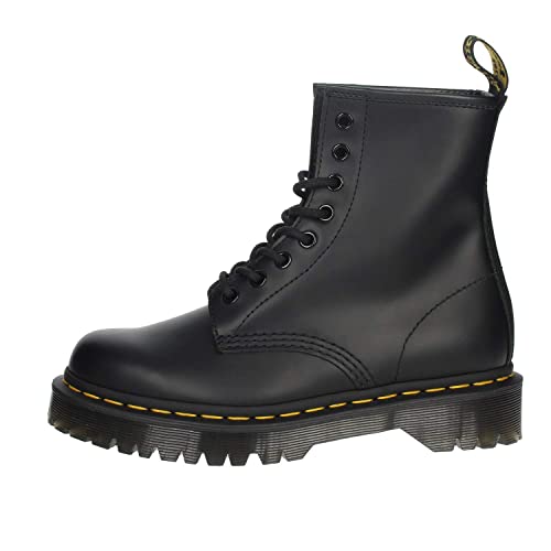 Dr. Martens Unisex 1460 Bex Smooth Leather Platform Boots, Black, 10 US Women/9 US Men
