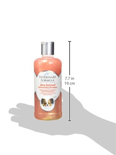 Veterinary Formula Solutions Ultra Oatmeal Moisturizing Shampoo for Dogs, 17 oz. – Moisture-Rich Nourishing Shampoo – Leaves Coat Clean, Soft, Silky, Shiny – Long-Lasting Fragrance (FG01210)