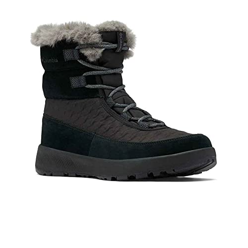 Columbia Women's Slopeside Peak Luxe, Black/Graphite, 5