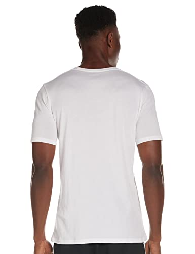 Under Armour mens Sportstyle Logo Short-sleeve T-shirt , White (100)/Black , Small
