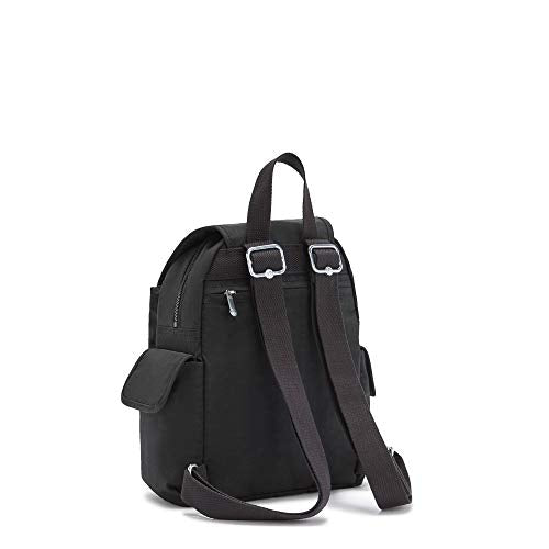 Kipling Women's City Pack Mini Backpack, Lightweight Versatile Daypack, School Bag, Black Noir