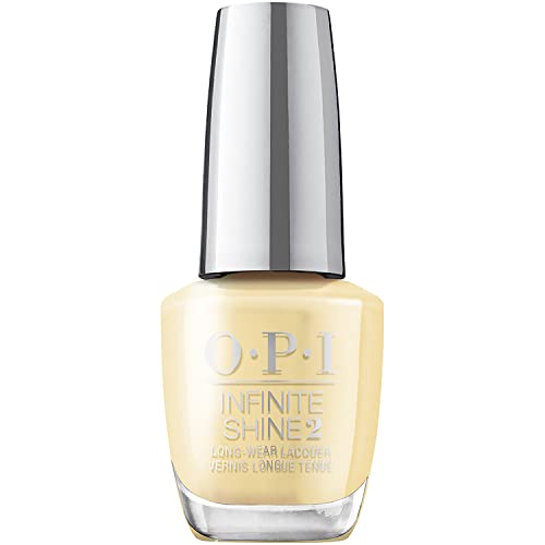 OPI Infinite Shine 2 Long-Wear Lacquer, Bee-hind the Scenes, Yellow Long-Lasting Nail Polish, Hollywood Collection, 0.5 fl oz