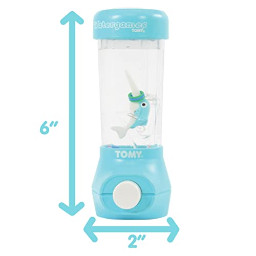 Classic TOMY Handheld Water Game - Kids Fidget Toys - Water Sensory Toys - Dolphin