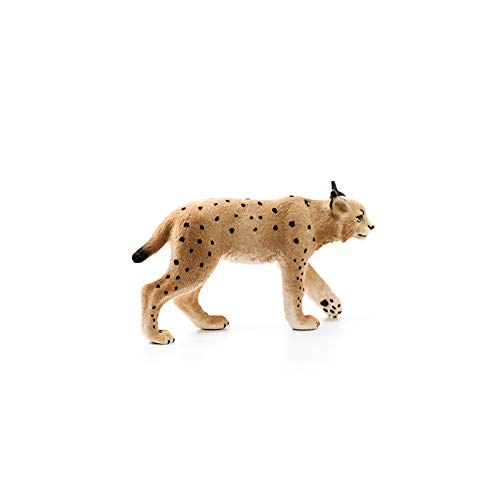 Schleich Wild Life, Realistic North American Forest Animal Toys for Kids, Lynx Toy Figurine, Ages 3+