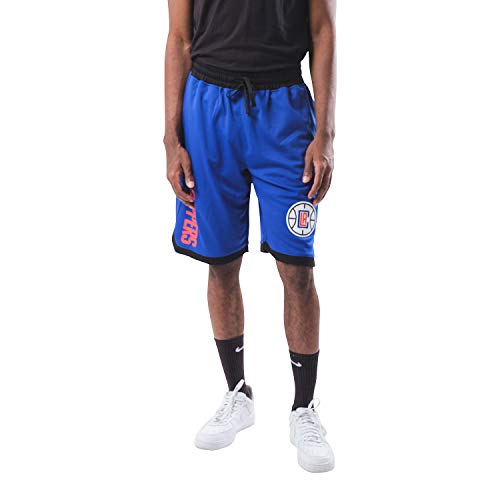 Ultra Game NBA Los Angeles Clippers - Kawhi Leonard Mens Active Mesh Basketball Short, Team Color, X-Large
