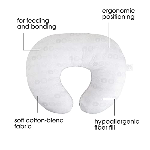 Boppy Nursing Pillow,Polyester – Bare Naked Breastfeeding and Bottle Feeding, Propping Baby, Tummy Time, Sitting Support Pillow Only