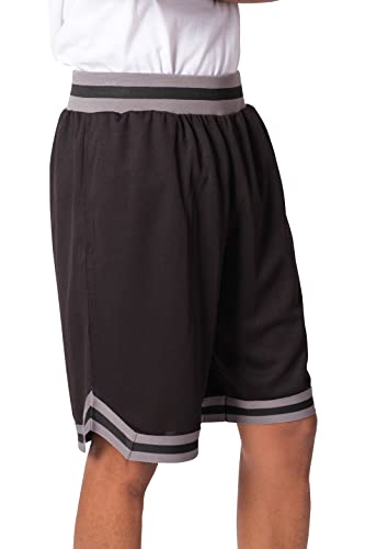 Ultra Game NBA Brooklyn Nets Mens Woven Basketball Shorts, Team Color, Medium