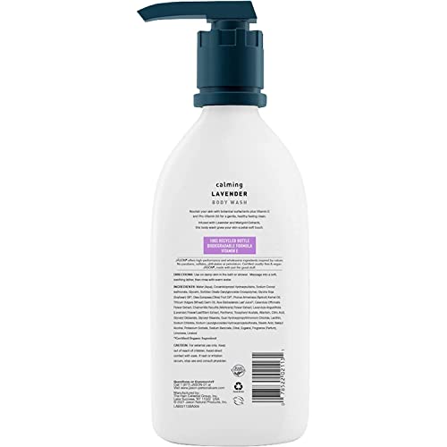JASON Natural Body Wash and Shower Gel, Calming Lavender, 30 Oz