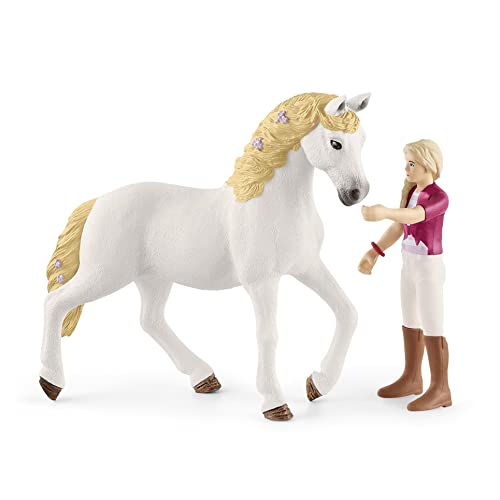 Schleich Horse Club, Horse Toys for Girls and Boys, Sofia and Blossom Horse Set with Rider and Horse Toy, Ages 5+