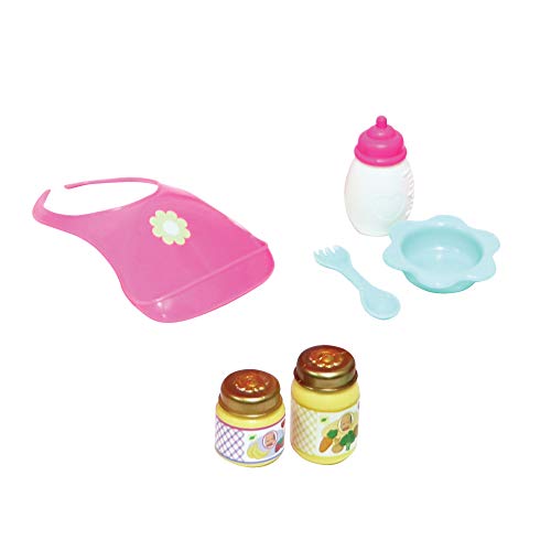 JC Toys - for Keeps Playtime! | Baby Doll High Chair | Fits Dolls up to 17' | Sturdy High Chair and Play Accessories | Ages 2+, Pink