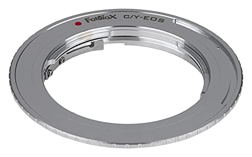 Fotodiox Lens Mount Adapter - Compatible with Contax/Yashica (CY) SLR Lenses to Canon EOS (EF, EF-S) Mount D/SLR Cameras