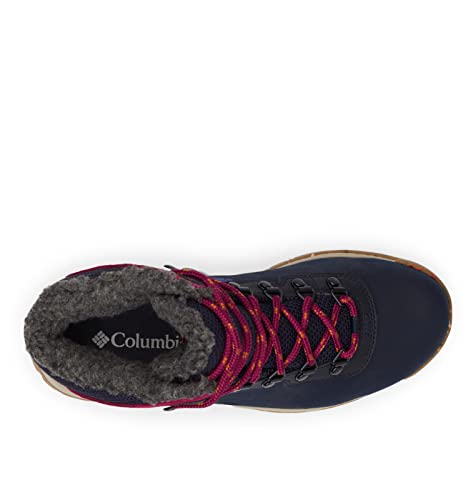 Columbia Women's Newton Ridge Plus Omni Heat, Dark Nocturnal/Red Onion, 12