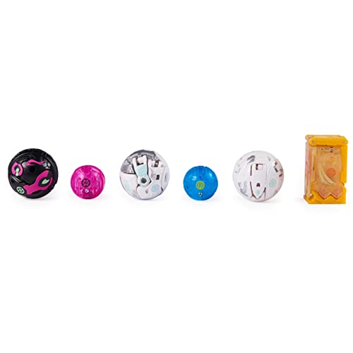 Bakugan Evolutions, Wrath and Insectra Battle Strike Pack, Includes 6 Bakugan Action Figures, 9 Trading Cards and 8 BakuCores, Kids Toys for Boys, Ages 6 and Up