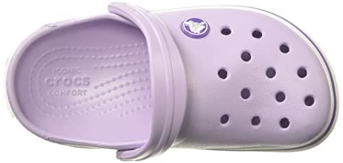 Crocs Unisex Crockband Clogs, Lavender/Purple, 6 US Women